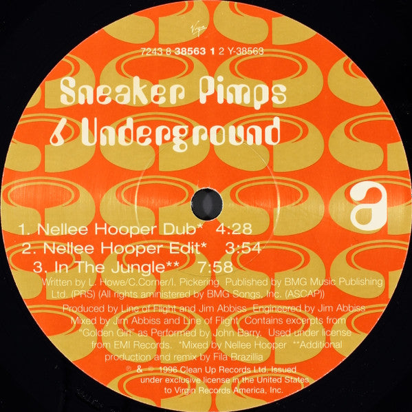 Sneaker Pimps : Tesko Suicide / 6 Underground (12")