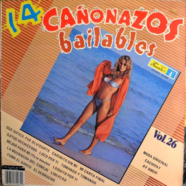 Various : 14 Cañonazos Bailables Vol. 26 (LP, Comp)