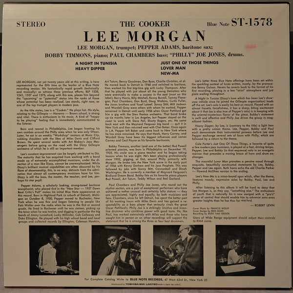 Lee Morgan : The Cooker (LP, Album, Ltd, RE)