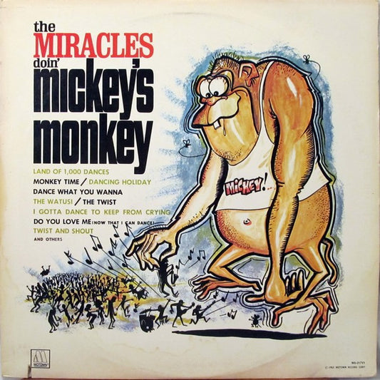 The Miracles : Doin' Mickey's Monkey (LP, Album, RE)