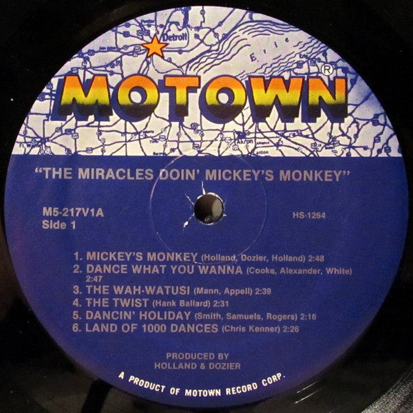 The Miracles : Doin' Mickey's Monkey (LP, Album, RE)
