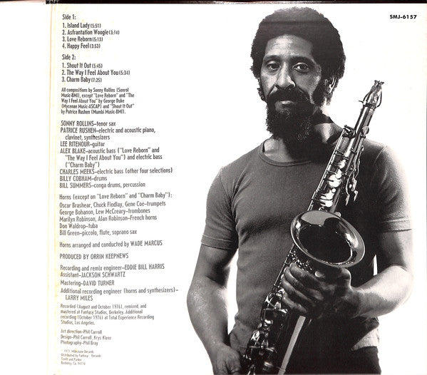 Sonny Rollins : The Way I Feel (LP, Album, Gat)