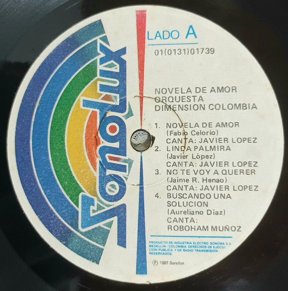 La Dimension Colombia (2) : Novela De Amor (LP, Album)