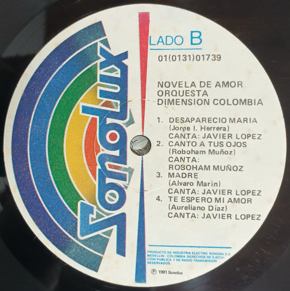 La Dimension Colombia (2) : Novela De Amor (LP, Album)