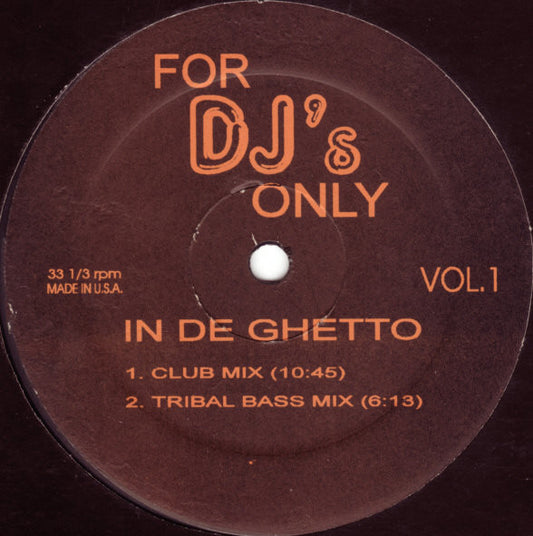 Various : For DJ's Only (Vol.1) (12", Unofficial)