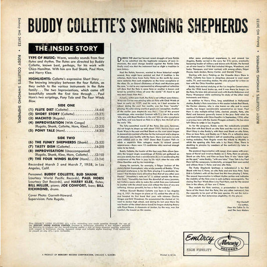 Buddy Collette And His Swinging Shepherds - Buddy Collette's Swinging Shepherds vinyl record, LP (Near Mint (NM or M-)) | Lulo Records
