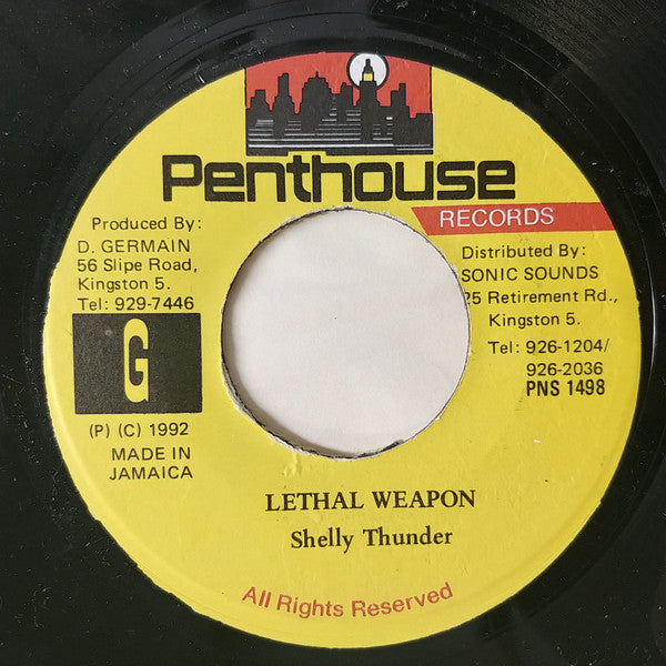 Shelly Thunder : Lethal Weapon (7", Single)