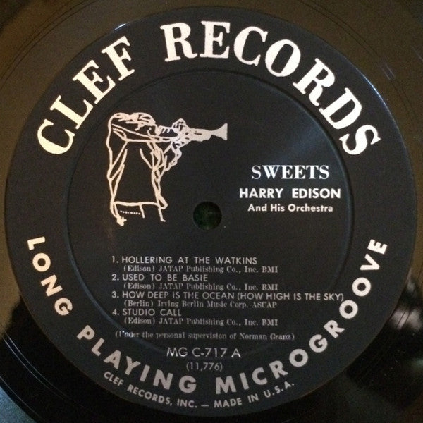 Harry Edison And His Orchestra : Sweets (LP, Album, Mono)