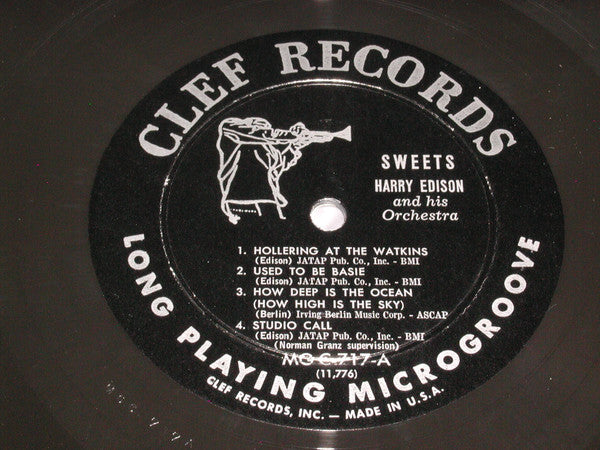 Harry Edison And His Orchestra : Sweets (LP, Album, Mono)