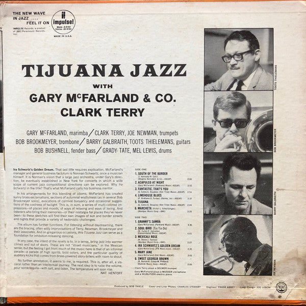 Gary McFarland & Co. / Clark Terry : Tijuana Jazz (LP, Album, Mono, Gat)
