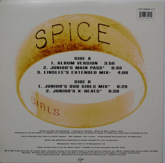 Spice Girls - Say You'll Be There vinyl record, 12" (Mint (M)) | Lulo Records
