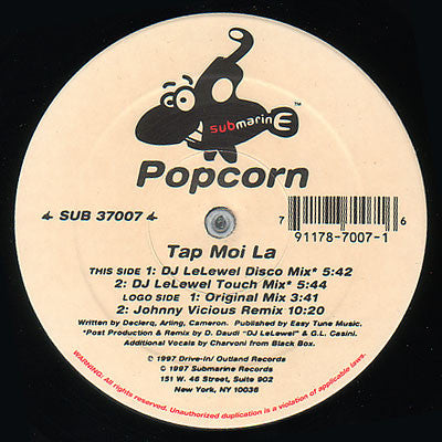 Popcorn (6) : Tap Moi La (12")