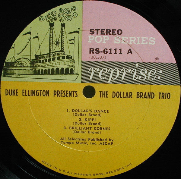 Duke Ellington Presents Dollar Brand Trio : Duke Ellington Presents The Dollar Brand Trio (LP, Album)