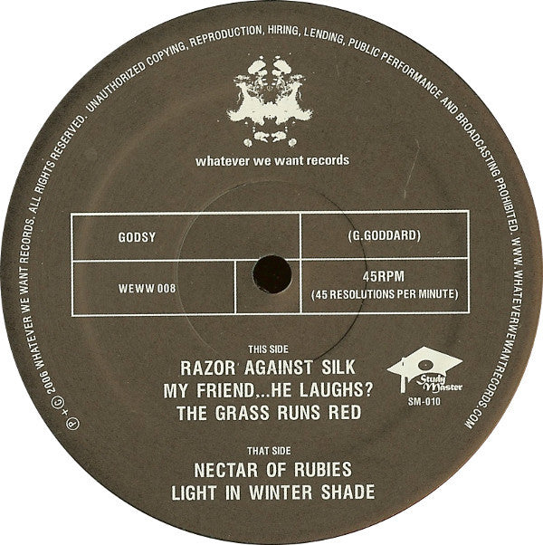 Godsy : Razor Against Silk (12")