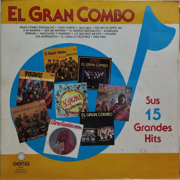 El Gran Combo : Sus 15 Grandes Hits (LP, Comp)