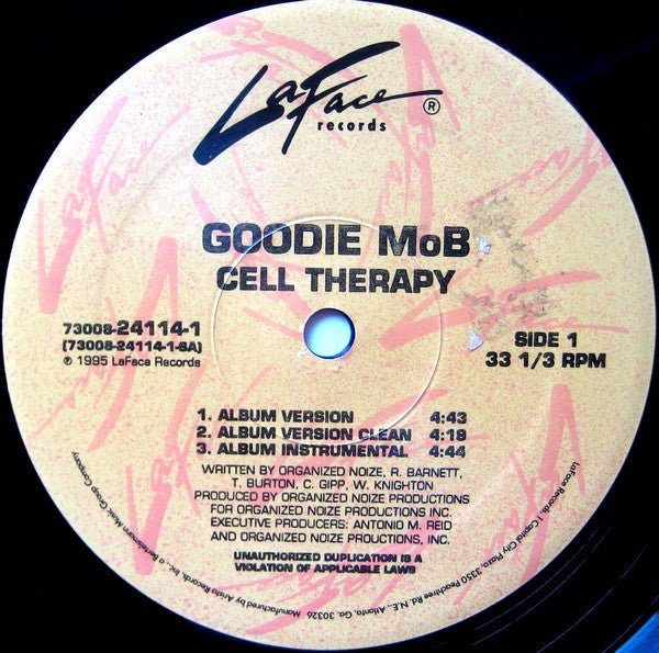 Goodie Mob : Cell Therapy (12", Promo)