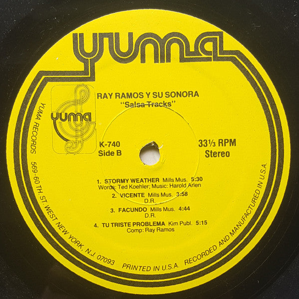 Ray Ramos Y Su Sonora : Salsa Tracks (LP, Album)