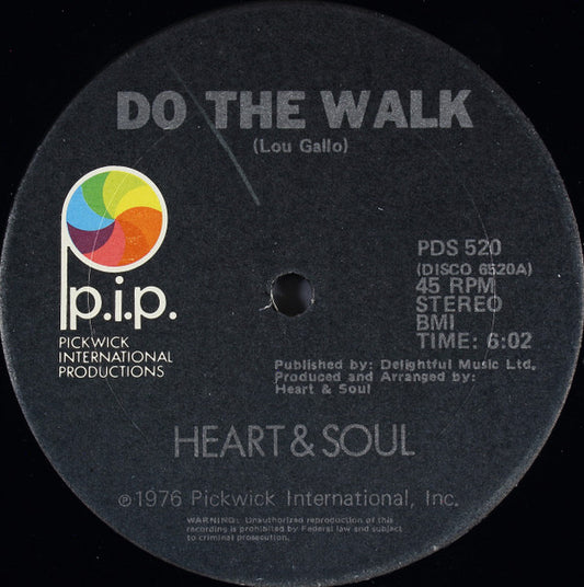 The Heart And Soul Orchestra : Do The Walk (12", Ltd)