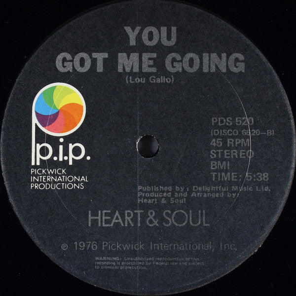 The Heart And Soul Orchestra : Do The Walk (12", Ltd)