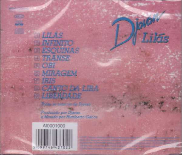 Djavan : Lilás (CD, Album, RE, RP, AI)