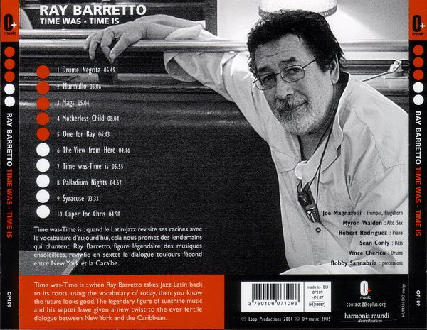 Ray Barretto : Time Was - Time Is (CD, Album)