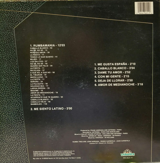 Rumba Tres - Rumbamania vinyl record, LP (Near Mint (NM or M-)) | Lulo Records