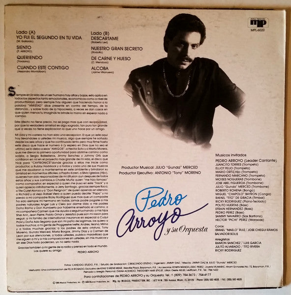 Pedro Arroyo : Vine Pa' Quedarme (LP, Album)