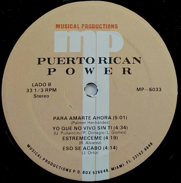 Puerto Rican Power : Con Mas "Power" (LP, Album)