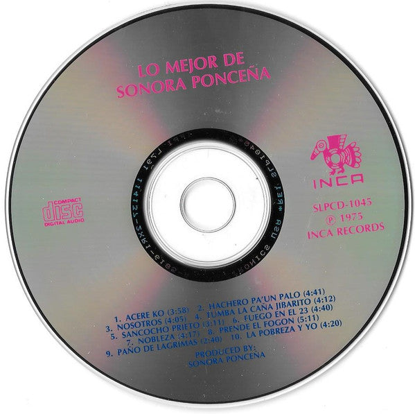 La Sonora Ponceña : Lo Mejor De Sonora Ponceña (CD, Comp)
