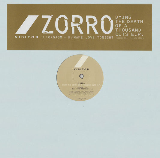 Zorro : Dying The Death Of A Thousand Cuts E.P. (12", EP)