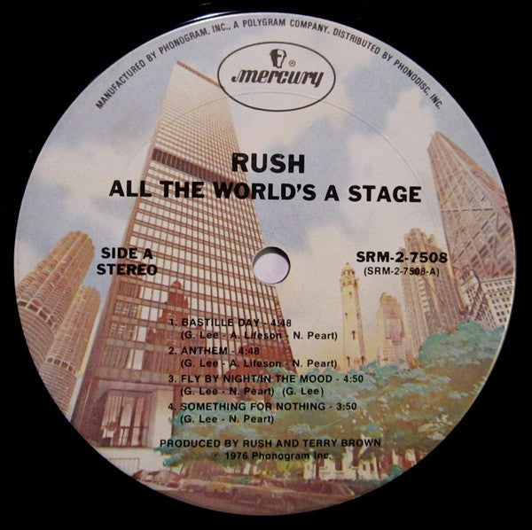 Buy Rush : All The World's A Stage (2xLP, Album, Ter) Online for a