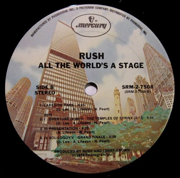 Buy Rush : All The World's A Stage (2xLP, Album, Ter) Online for a
