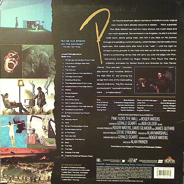 Pink Floyd : The Wall (Laserdisc, 12", RE, Multichannel, NTSC, CLV)