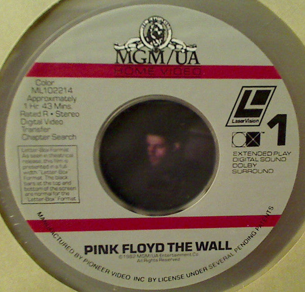 Pink Floyd : The Wall (Laserdisc, 12", RE, Multichannel, NTSC, CLV)