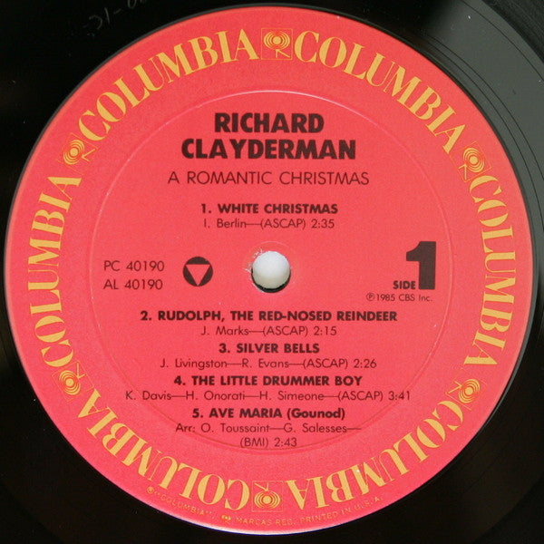 Richard Clayderman : A Romantic Christmas (LP, Album)