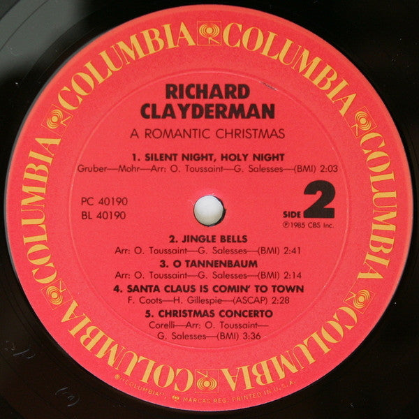 Richard Clayderman : A Romantic Christmas (LP, Album)