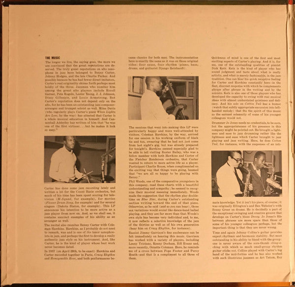 Benny Carter And His Orchestra : Further Definitions (LP, Mono, Gat)
