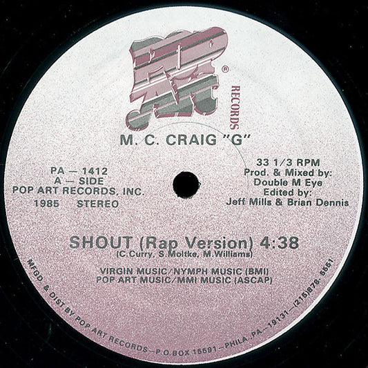 Craig G : Shout (12")