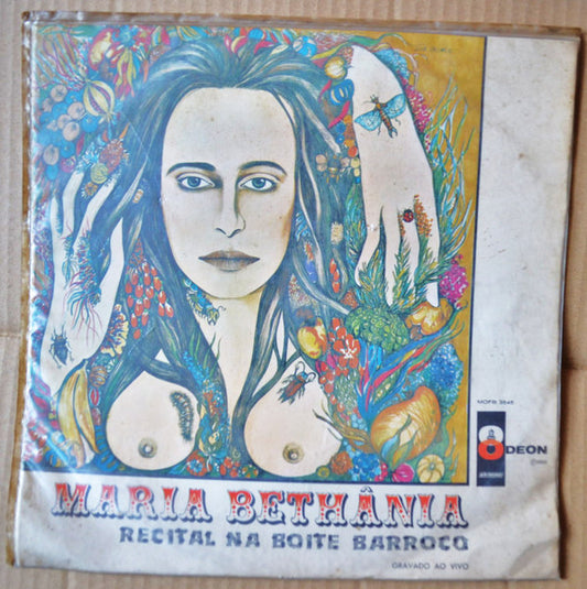 Maria Bethânia : Recital Na Boite Barroco (LP, Album, Mono, San)