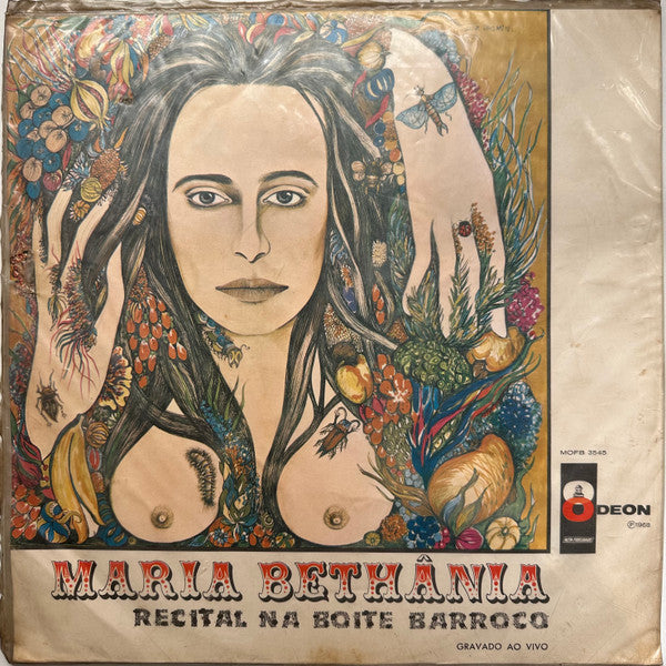 Maria Bethânia : Recital Na Boite Barroco (LP, Album, Mono, San)