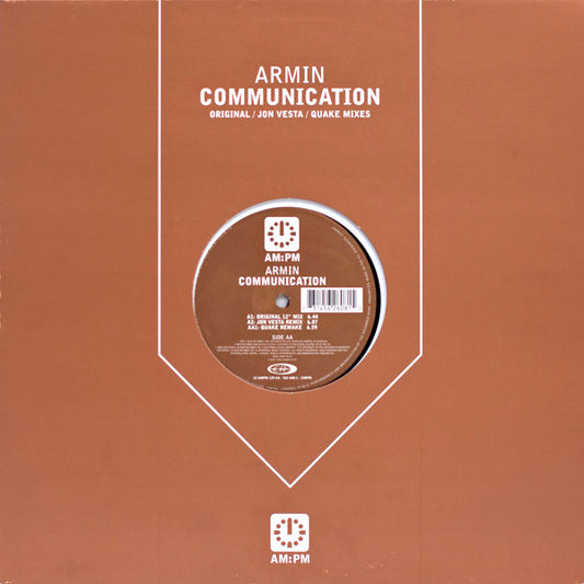 Armin van Buuren : Communication (12")