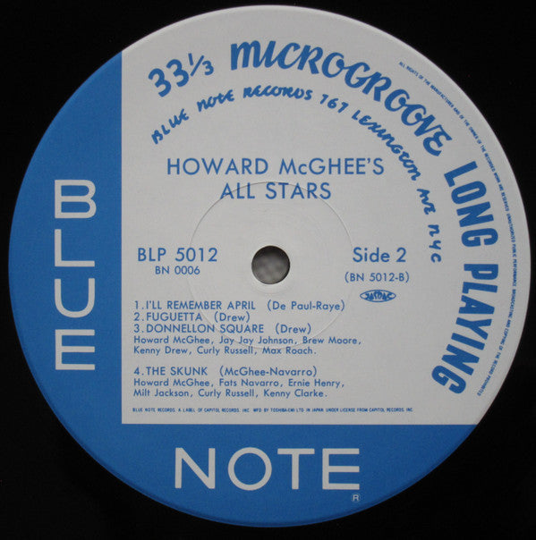 Howard McGhee : Howard McGhee (LP, Album, Comp, Mono)