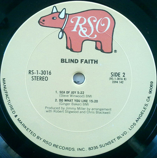 Blind Faith (2) : Blind Faith (LP, Album, RE)