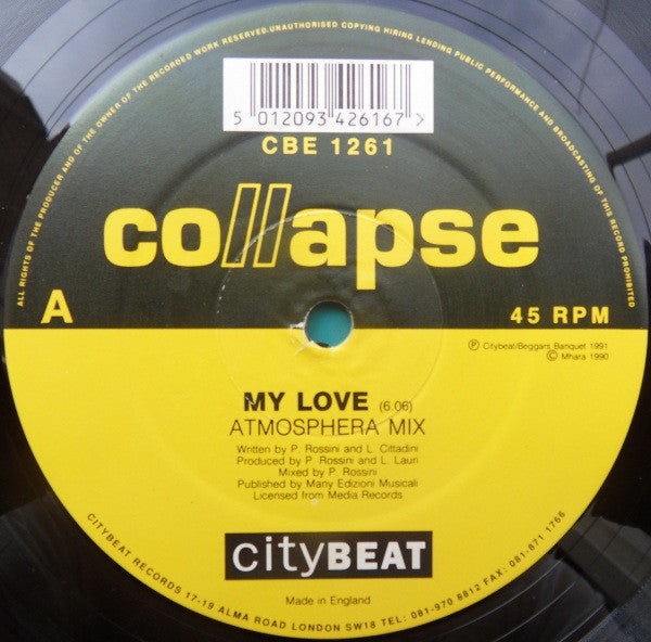 Collapse : My Love (12")