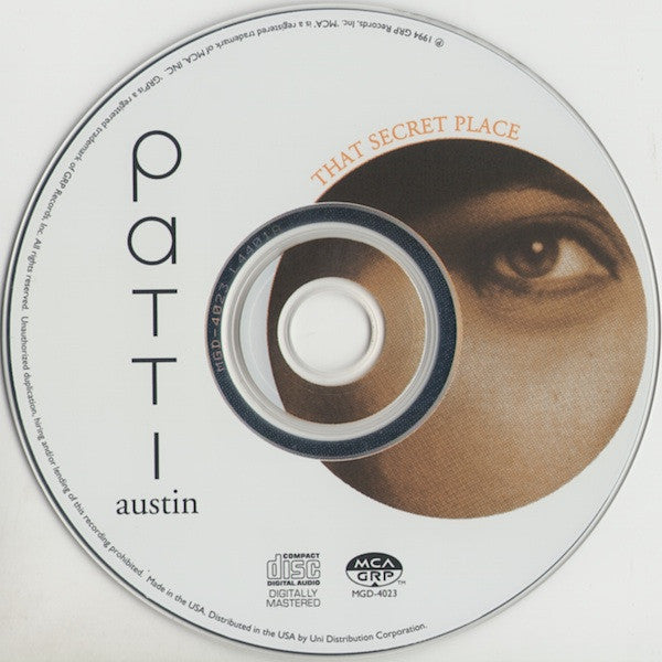 Patti Austin : That Secret Place (CD, Album)
