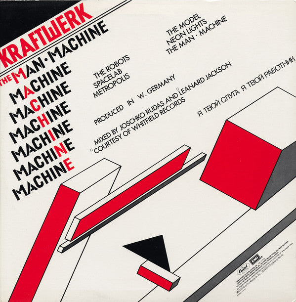 Kraftwerk : The Man • Machine (LP, Album, Win)