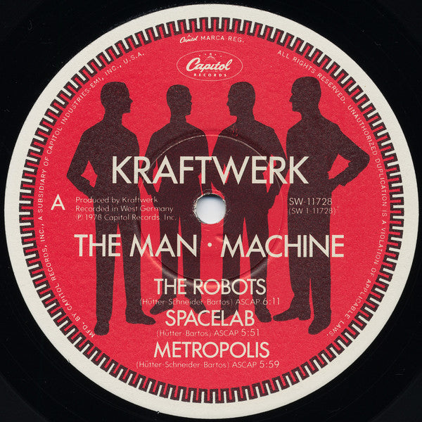Kraftwerk : The Man • Machine (LP, Album, Win)
