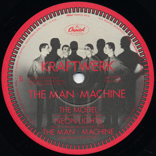 Kraftwerk : The Man • Machine (LP, Album, Win)