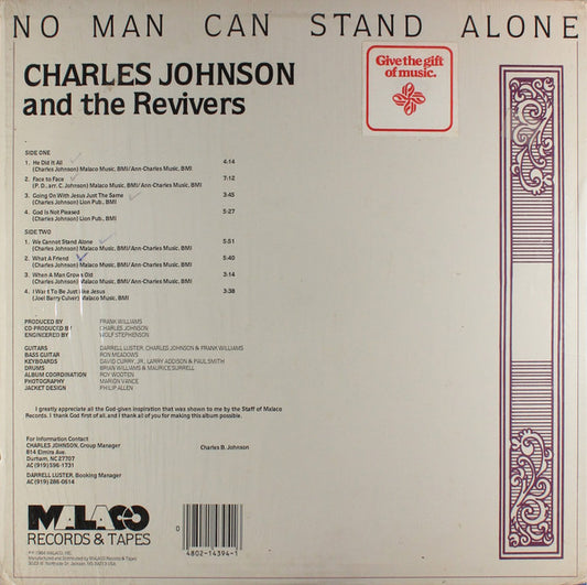 Charles Johnson And The Revivers* : No Man Can Stand Alone (LP)