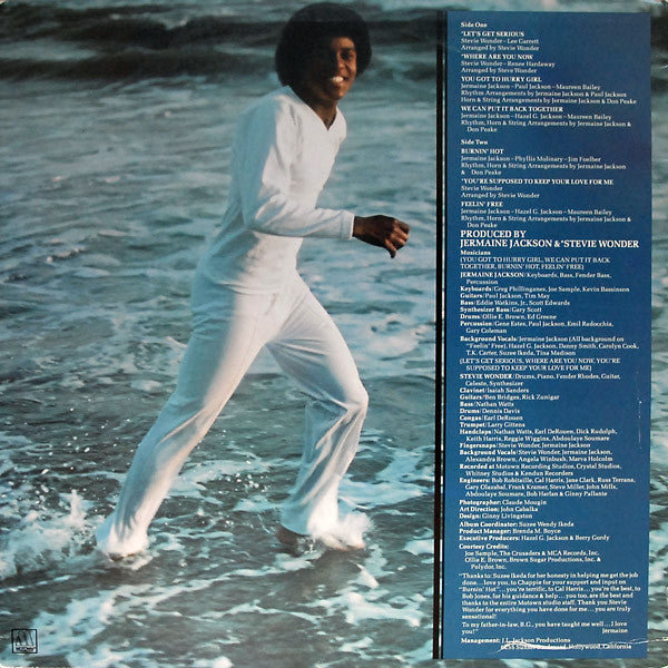 Jermaine Jackson : Let's Get Serious (LP, Album)